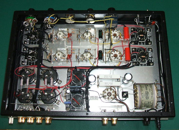 日本胆机电路欣赏5:ef8 6sn7带唱放牛输出前级